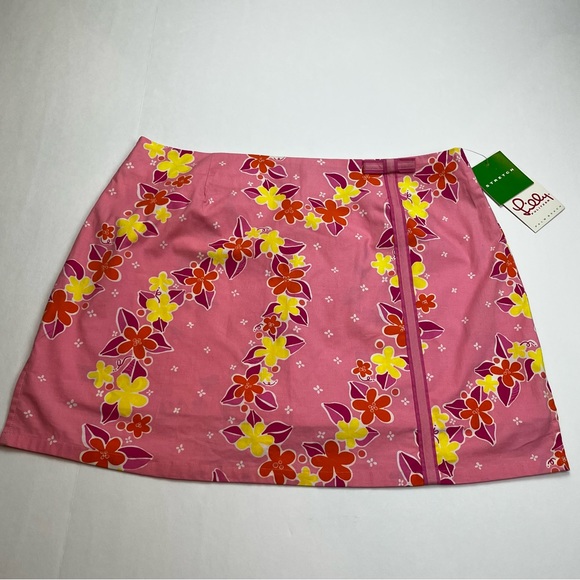 Lilly Pulitzer Pants - Lilly Pulitzer Lenore Mizner Womens Size 12 Pink Skort Style# 40941 Preppy NEW